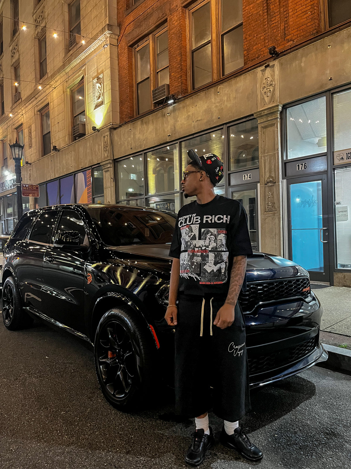Midnight 3/4 Shorts
